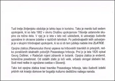 ZLATICE 25 LET SKUPINA ROČNIH DEL